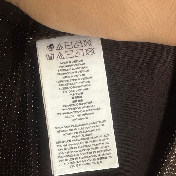 Michael Kors Shimmering Brown Long Sleeve Top - Picture 10 of 12